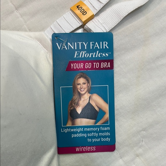 Vanity Fair Effortless Wireless Full Coverage T-Shirt Bra 40DD NWT - Picture 3 of 13